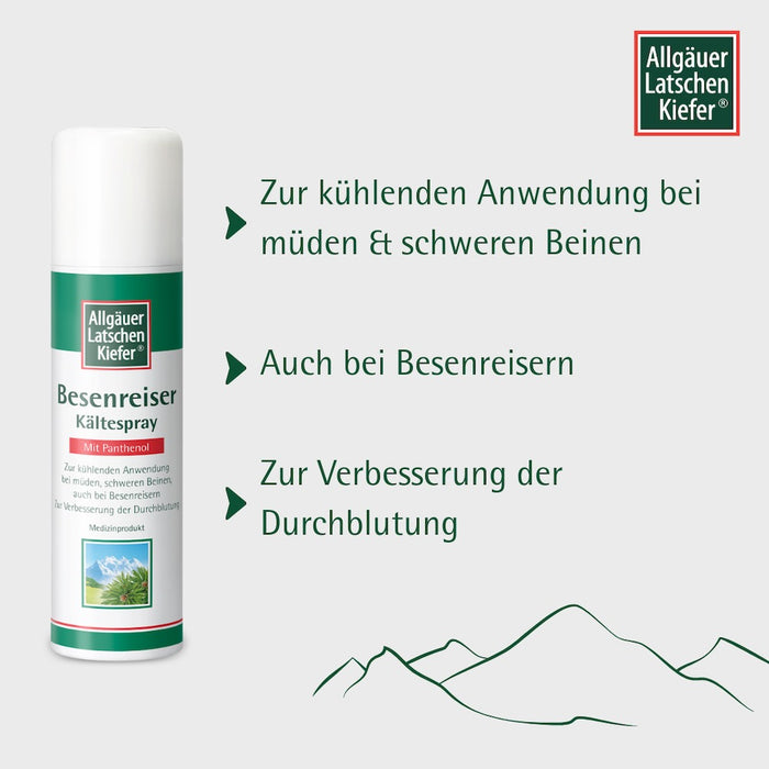 Allgäuer Latschenkiefer Besenreiser Kältespray, 150 ml Spray