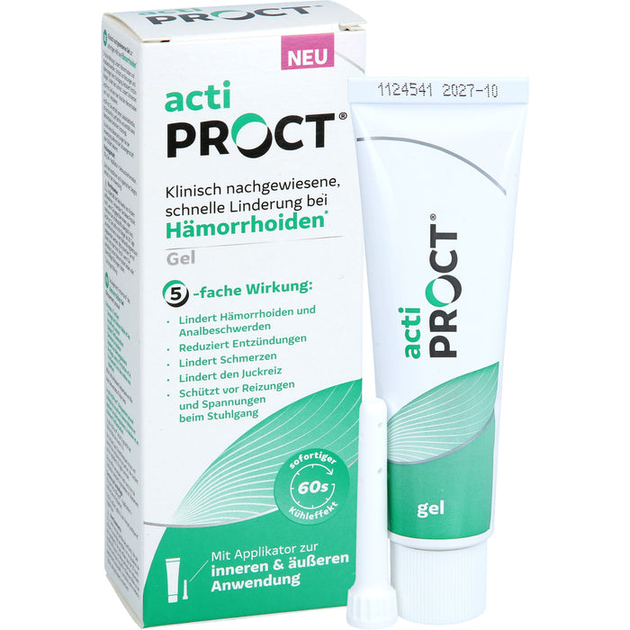 ActiProct Gel kühlend zur Behandlung von Hämorrhoiden, 30 g Gel