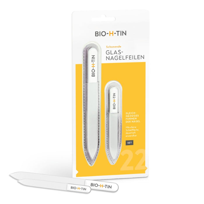 BIO-H-TIN Glas-Nagelfeile Set, 1 St. Feile