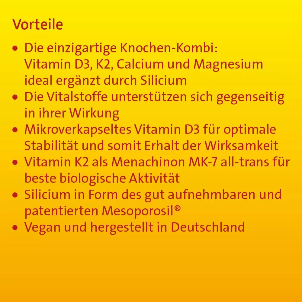Vitamin D3 Hevert Osteo Pro für gesunde Knochen und Muskeln, 60 St. Tabletten