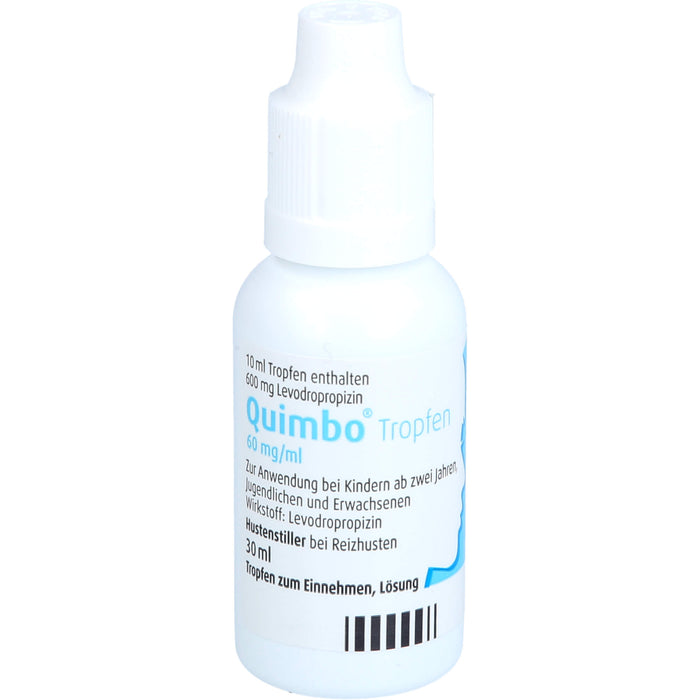 Quimbo Tropfen Hustenstiller bei Reizhusten, 30 ml Lösung