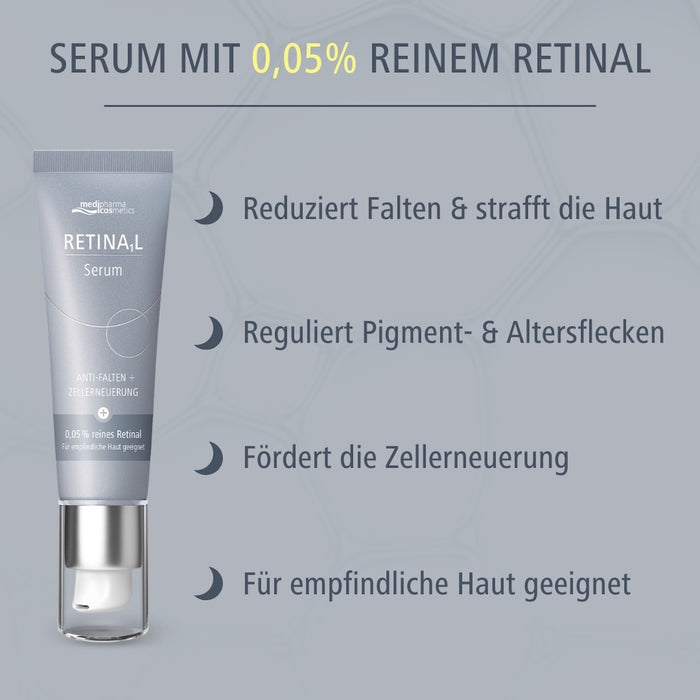Retinal Serum mit 0,05% Retinal, 30 ml Creme