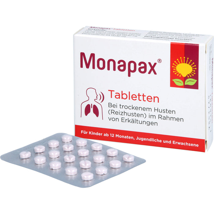 Monapax Tabletten bei trockenem Husten, 40 pc Tablettes