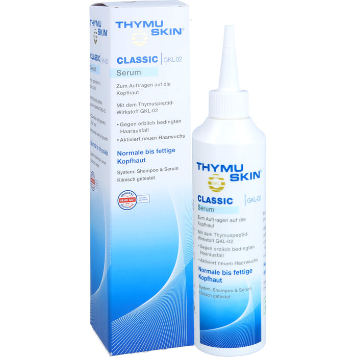 Thymuskin Classic Serum gegen Haarausfall für normale bis fettige Kopfhaut, 200 ml Lösung