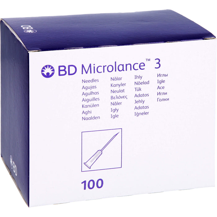 BD Microlance 3 Kanülen 25 G 1 0,5 x 25 mm, 100 pcs. Cannulas