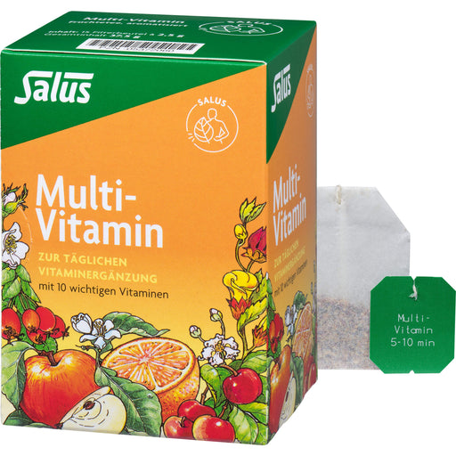 Salus Multi-Vitamin Früchtetee mit natürlichem Aroma, 15 St. Filterbeutel