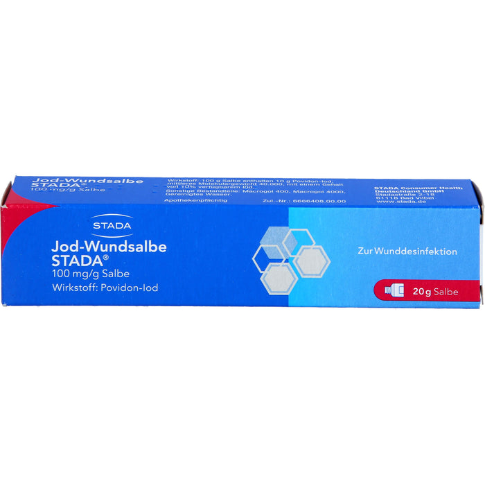 STADA Jod-Wundsalbe 100 mg/g Salbe, 20 g Salbe