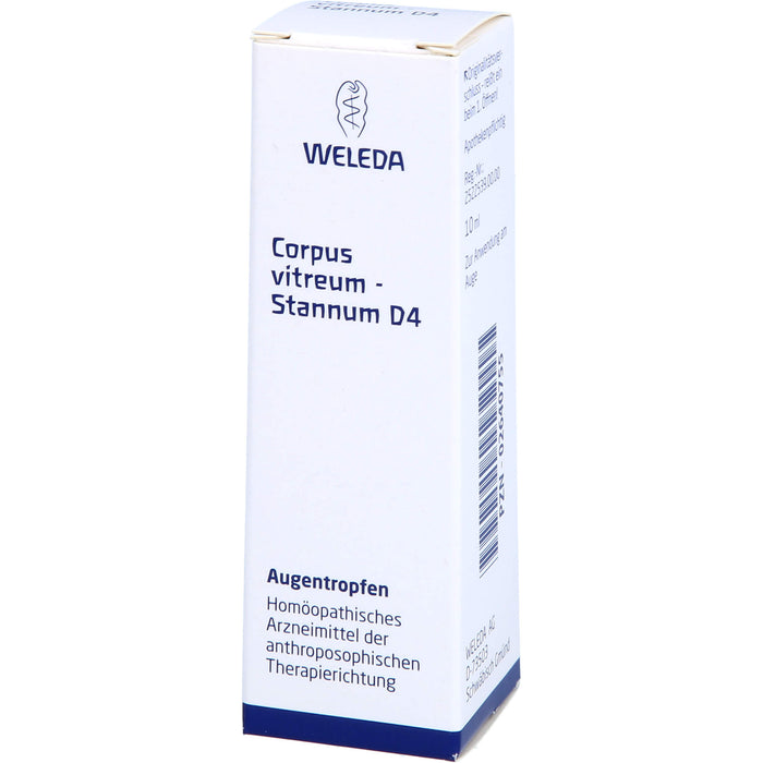 Corpus vitreum Stannum D4 Weleda Augentr., 10 ml ATR