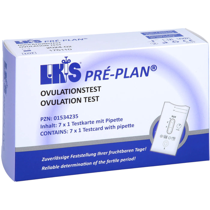 OVULATIONSTEST PRE PLAN LH, 7 St TES