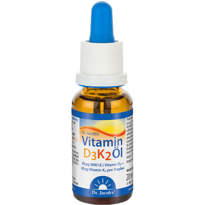Dr. Jacob's Vitamin D3K2, 20 ml Solution