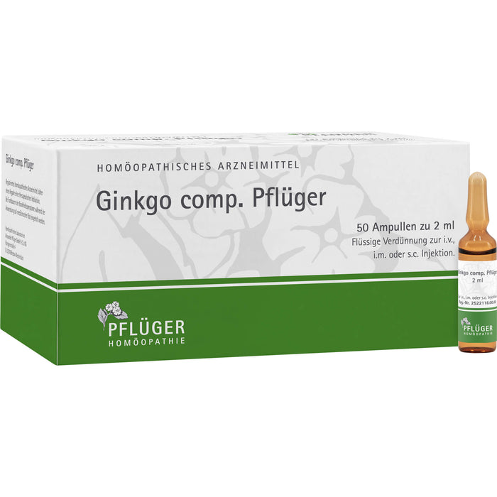 Pflüger Ginkgo comp. flüssige Verdünnung, 50 pc Ampoules