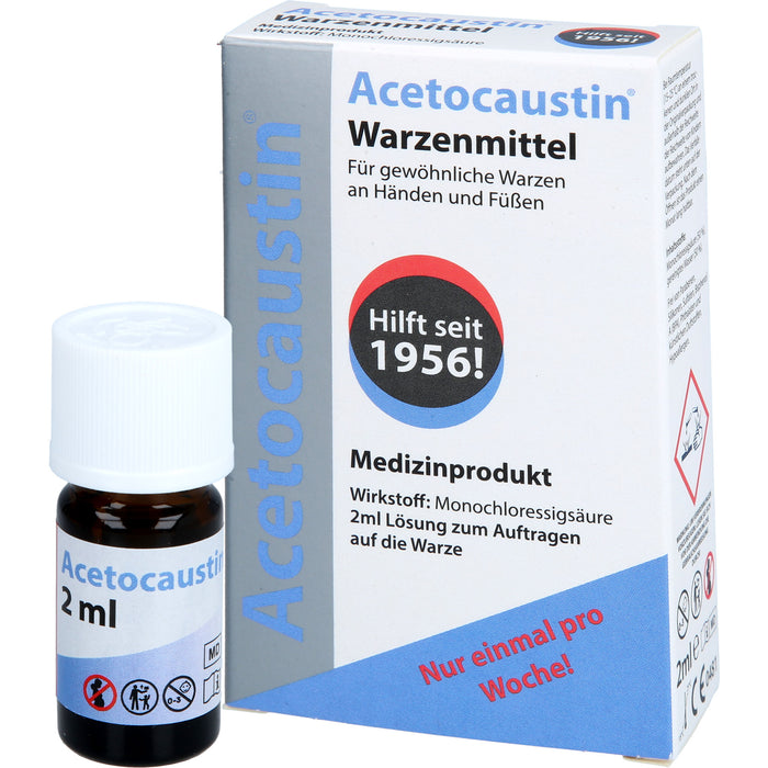 Acetocaustin Lösung bei Warzen, 2 ml Solution