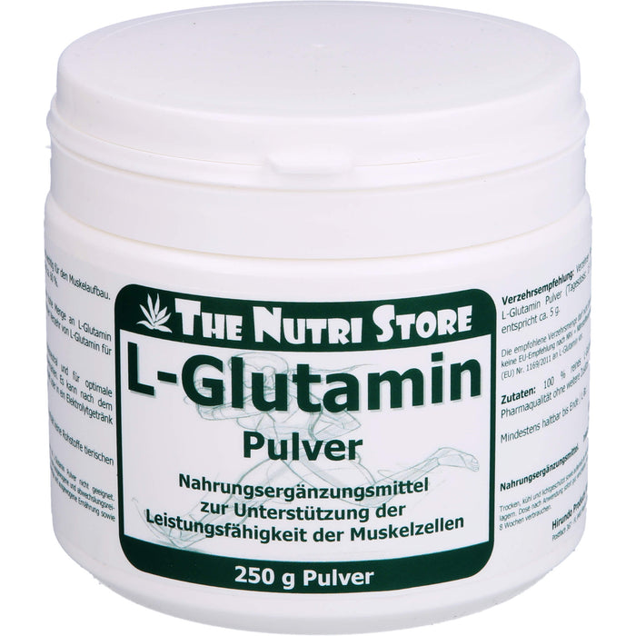 The Nutri Store L-Glutamin 100% reines Pulver, 250 g Pulver