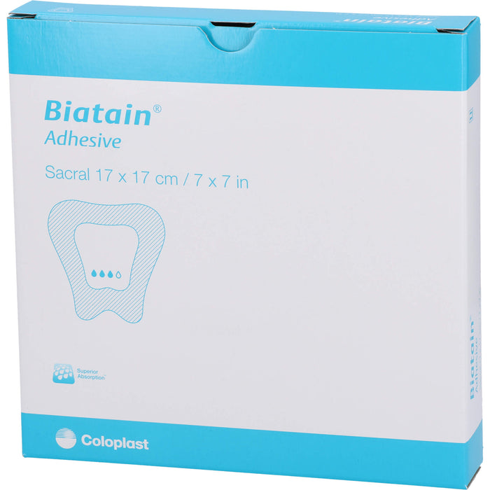 Biatain Schaumverband Sakrum 17x17cm 3483, 5 St VER