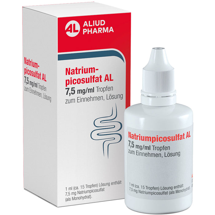 Natriumpicosulfat AL 7,5 mg/ml Tropfen bei Verstopfung, 30 ml Solution