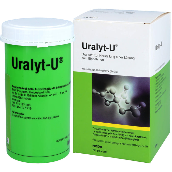 Uralyt-U Granulat zur Auflösung von Harnsäuresteinen, 280 g Granules