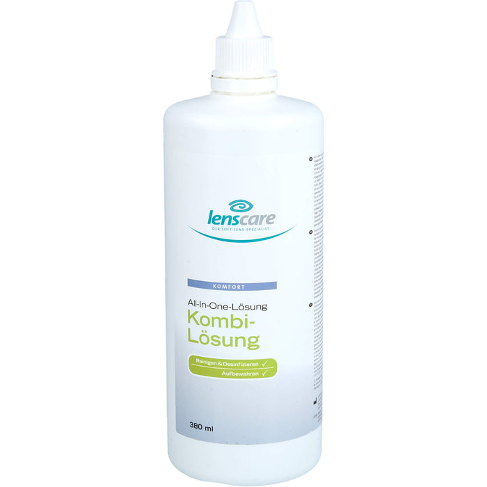 Lenscare Kombi-Lösung für weiche Kontaktlinsen, 380 ml Solution