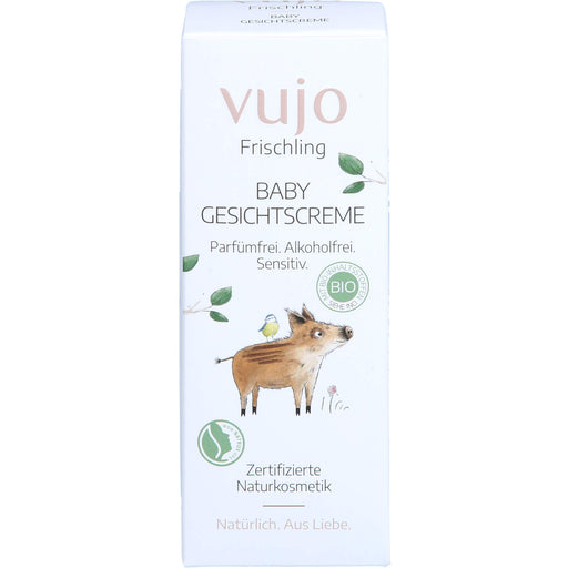 vujo Frischling Baby Gesichtscreme, 50 ml Creme