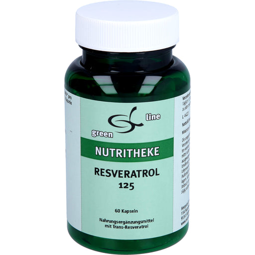 Green Line Nutritheke Resveratrol 125 Kapseln, 60 St. Kapseln