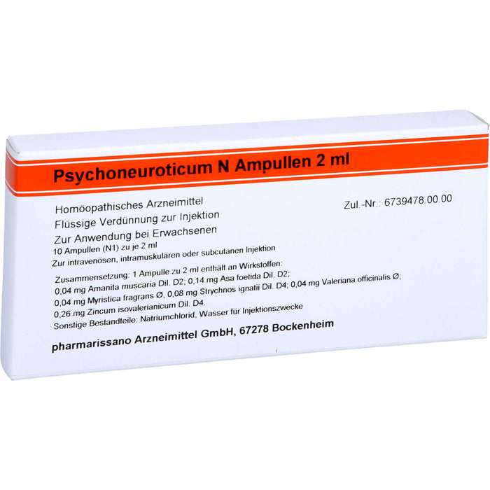 Psychoneuroticum N flüssige Verdünnung, 10 pcs. Ampoules