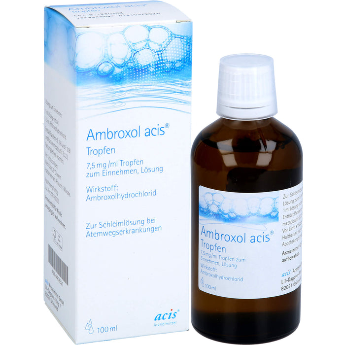 Ambroxol acis Tropfen, 7,5 mg/ml Tropfen zum Einnehmen, Lösung, 100 ml Solution