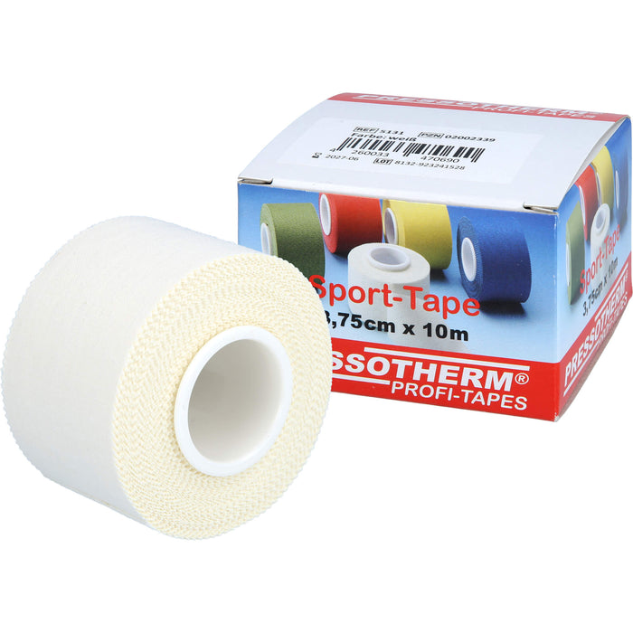 Pressotherm Sport-Tape weiß 3,8cmx10m, 1 St VER