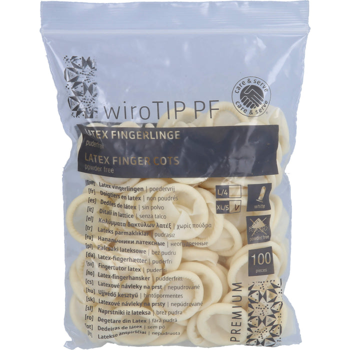 Fingerlinge Latex Größe 5 extra large, 100 St 