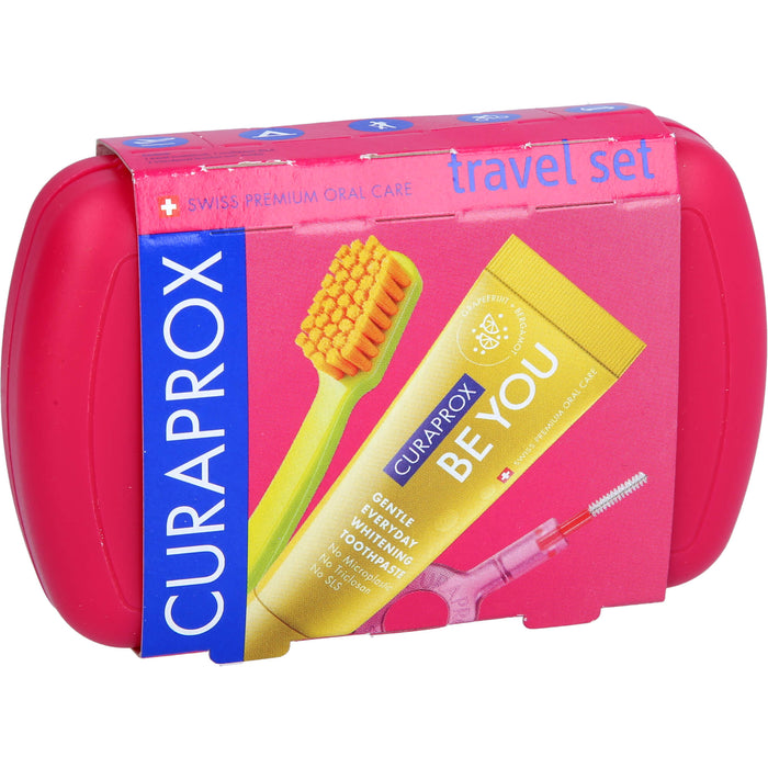 Curaprox Travel-Set rot, 1 St