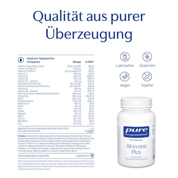 Pure Encapsulations All-in-one Plus Kapseln, 90 pcs. Capsules