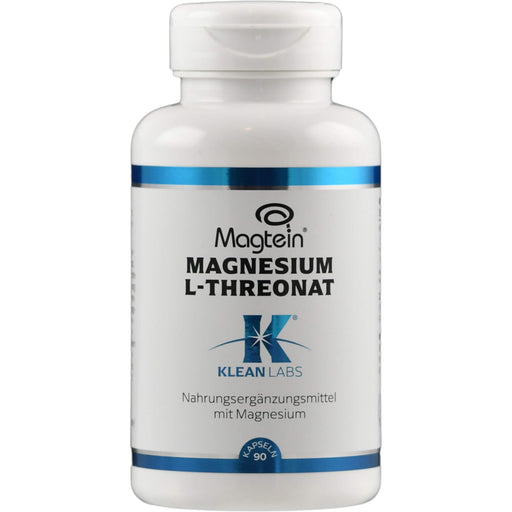 Klean Labs Magnesium L-Threonat, Kapseln mit Magtein für Gehirn & Nerven, 90 St. Kapseln