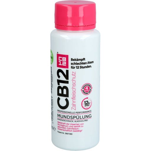 CB12 Mundspülung Zahnfleischschutz bekämpft schlechten Atem für 12 Stunden, 250 ml Lösung