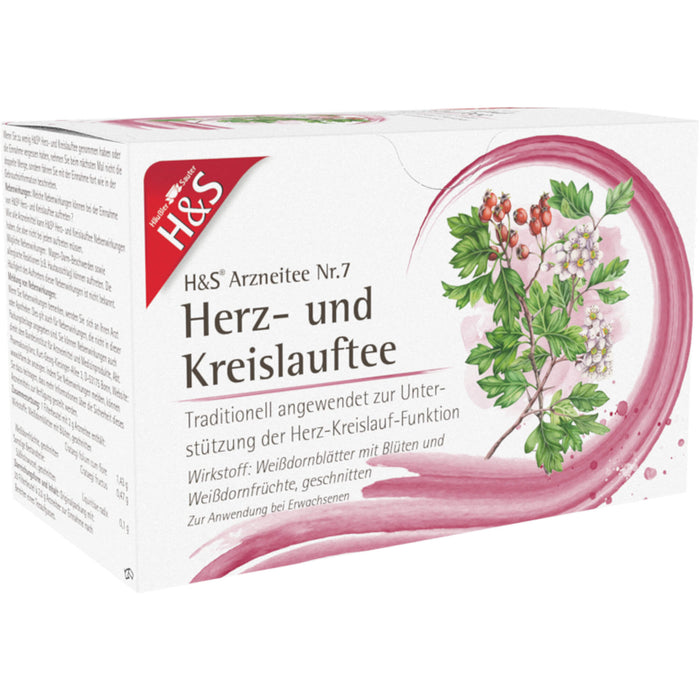 H&S Herz- und Kreislauftee Arzneitee Nr. 7, 20 St. Filterbeutel