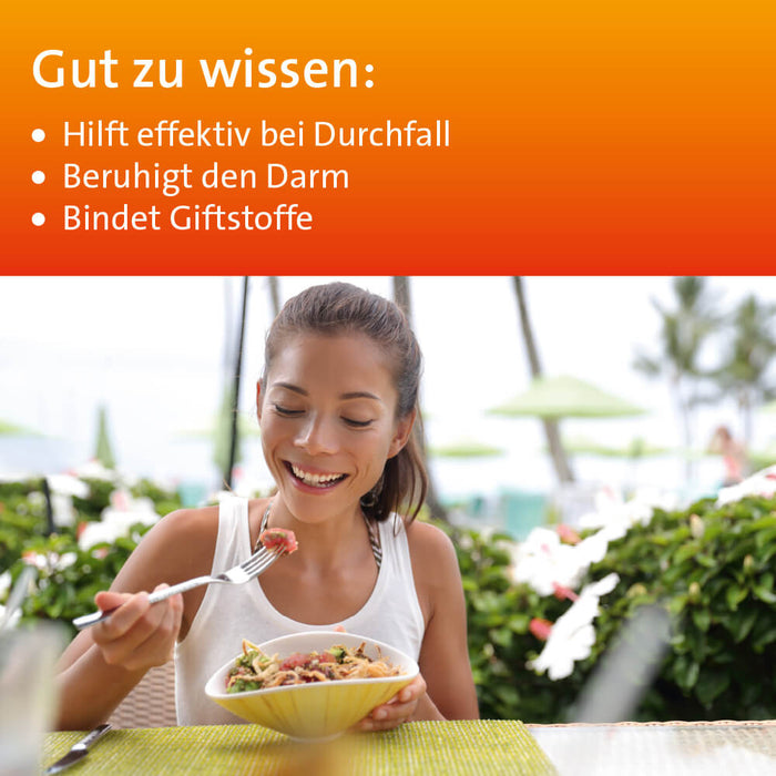 Kohle Hevert bei Durchfall sowie bei Vergiftungen durch Lebensmittel, Schwermetalle und Medikamente, 100 pcs. Tablets