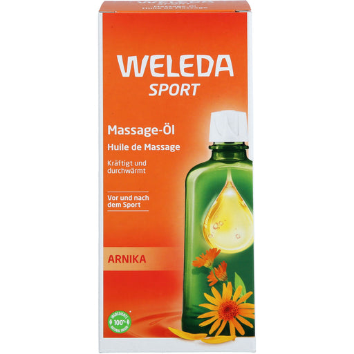 WELEDA Sport Massage-Öl Arnika kräftigt und durchwärmt, 200 ml Öl