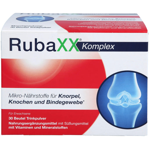RubaXX Komplex Trinkpulver für Knorpel, Knochen und  Bindegewebe, 30 St. Beutel