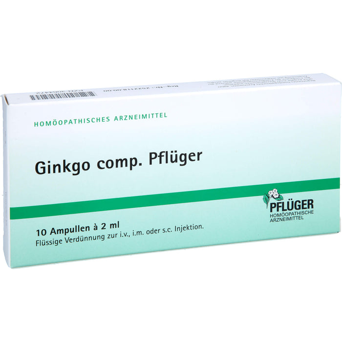Pflüger Ginkgo comp. flüssige Verdünnung, 10 pc Ampoules
