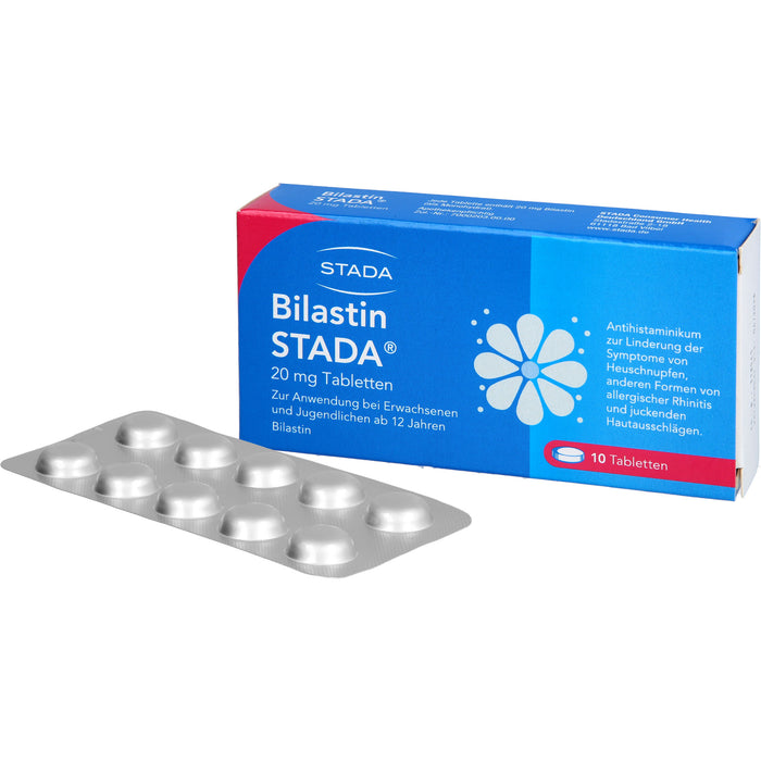 STADA Bilastin 20 mg Tabletten, 10 pc Tablettes