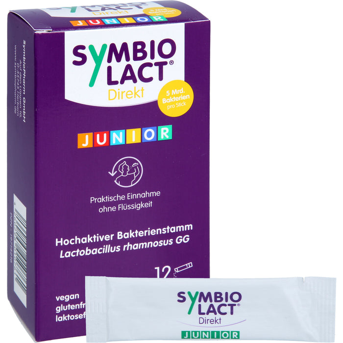 SymbioLact Direkt Junior Sticks mit fruchtigem Geschmack, 12 pcs. Sticks