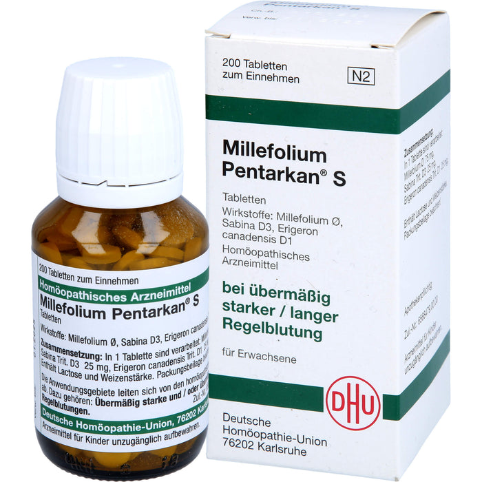 Millefolium Pentarkan S Tabletten, 200 pcs. Tablets
