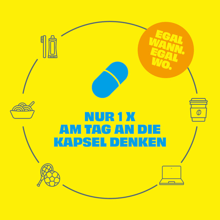 BIO-H-TIN Hair Essentials Men forte: Abgestimmte Nährstoffkombination für Männerhaare, 30 pcs. Capsules