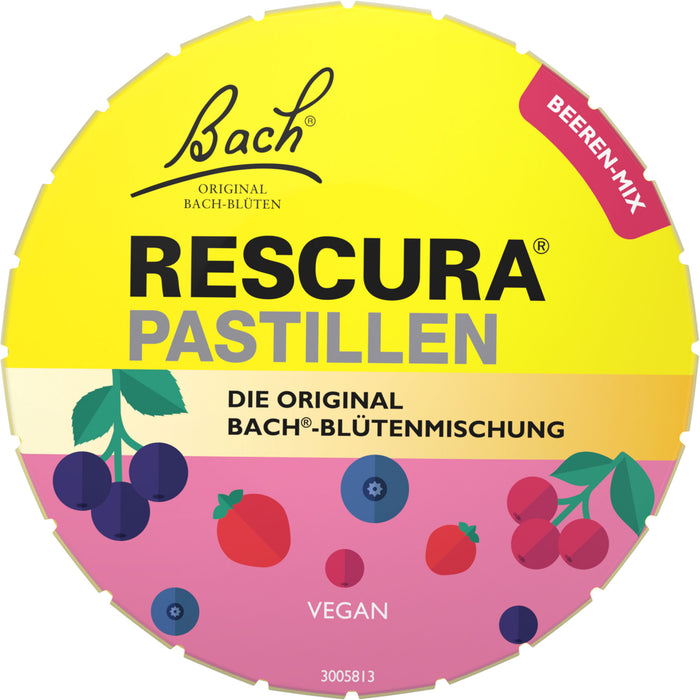 Bachblüten Original Rescura Pastillen Beeren-Mix, 50 g Pastilles