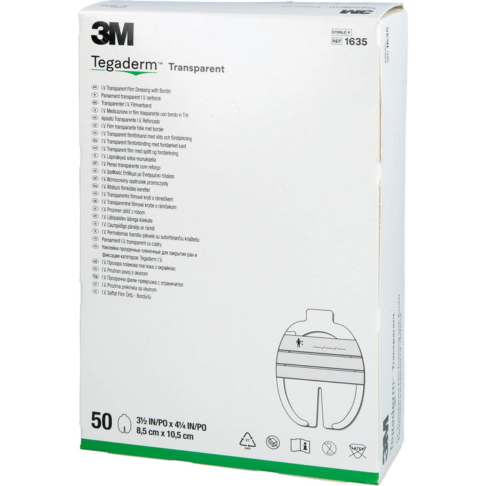TEGADERM IV zur Kanülen-u.Katheterfixat 8,5x10,5cm, 50 St VER