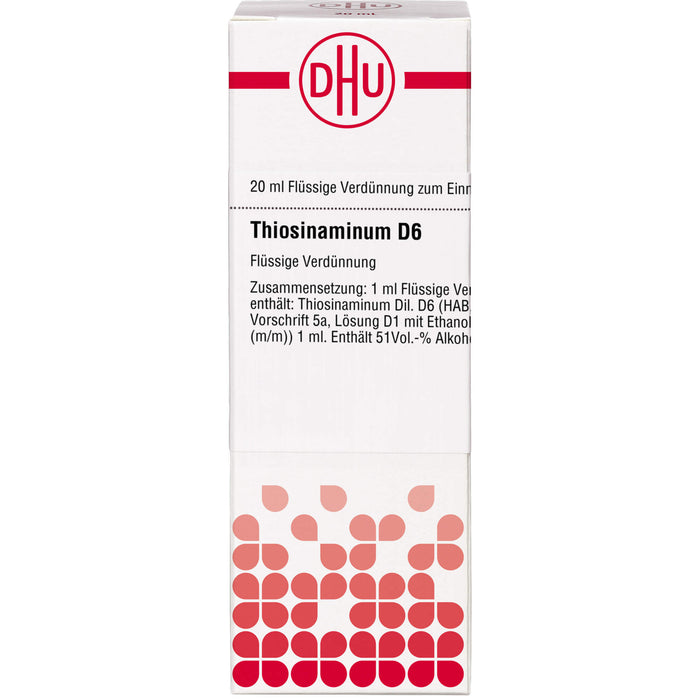 DHU Thiosinaminum D6 flüssige Verdünnung, 20 ml Lösung