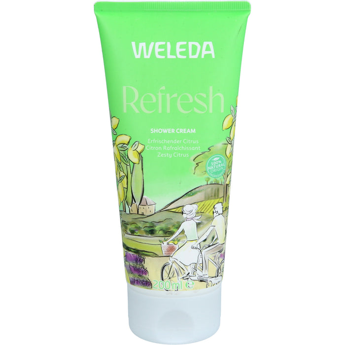 WELEDA Refresh Erfrischungsdusche Citrus, 200 ml Duschgel