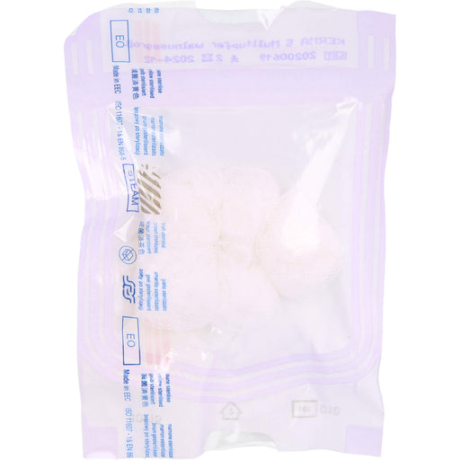 MULLTUPFER HANDGEF.STERIL WALLNUSSGROSS 15x15CM, 5 St TUP