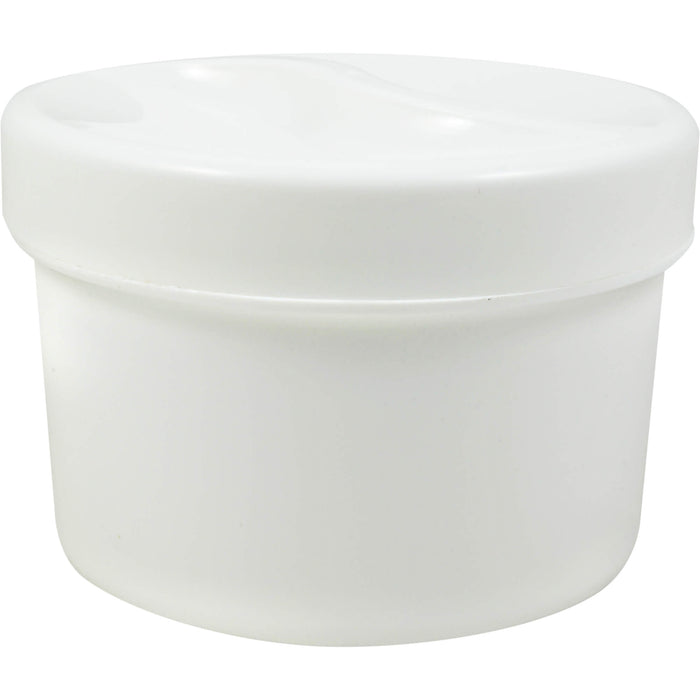 Gebissdose weiß mit Einsatz und Deckel, 1 St 