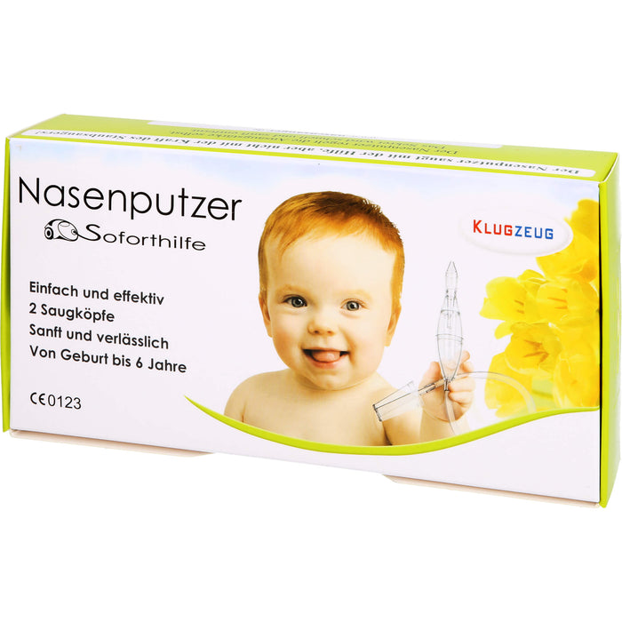 KLUGZEUG Nasenputzer Soforthilfe Nasensauger von Geburt bis 6 Jahren, 1 St. Nasensauger