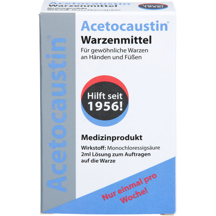 Acetocaustin Lösung bei Warzen, 2 ml Lösung