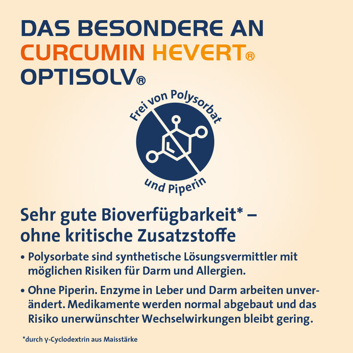 Curcumin Hevert OptiSolv Tabletten, 60 pcs. Tablets