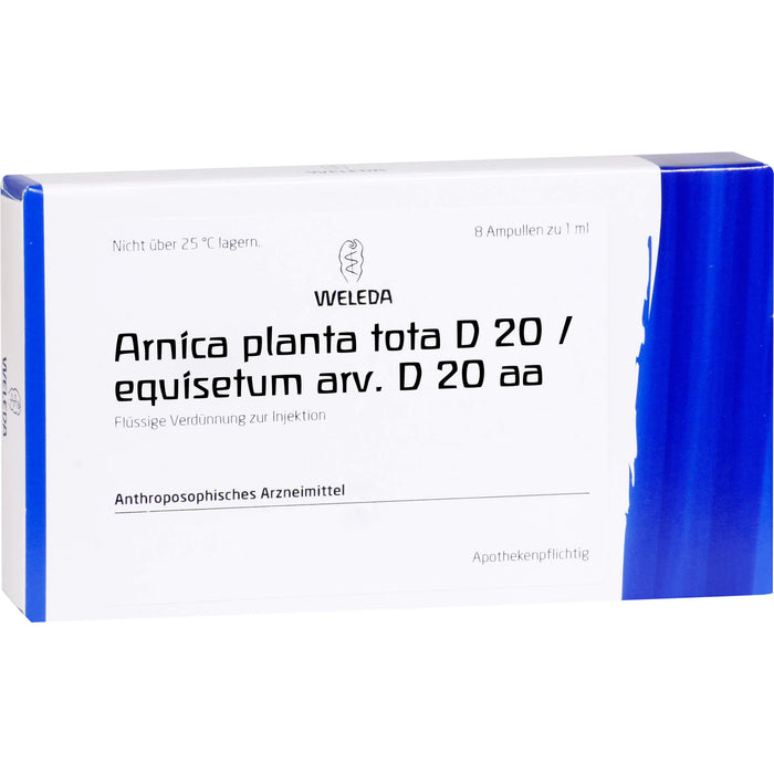 Arnica planta tota D20/Equisetum arv. D20 Weleda Amp., 8X1 ml AMP
